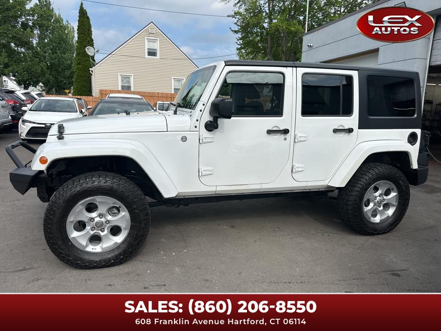 2015 Jeep Wrangler Unlimited 4WD 4dr Sahara, available for sale in Hartford, Connecticut | Lex Autos LLC. Hartford, Connecticut 2015 Jeep Wrangler Unlimited 4WD 4dr Sahara, available for sale in Hartford, Connecticut | Lex Autos LLC. Hartford, Connecticut
