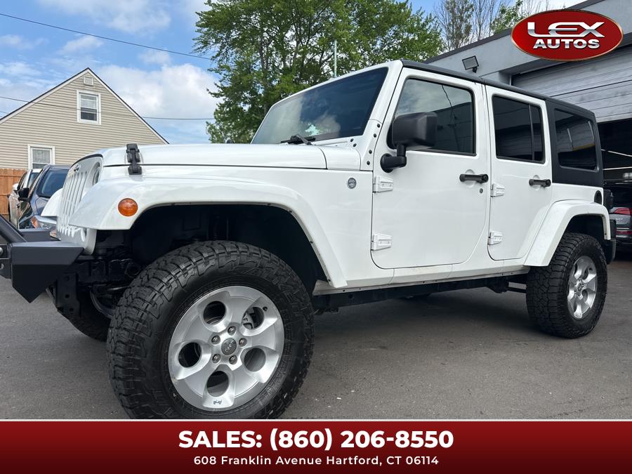 2015 Jeep Wrangler Unlimited 4WD 4dr Sahara, available for sale in Hartford, Connecticut | Lex Autos LLC. Hartford, Connecticut 2015 Jeep Wrangler Unlimited 4WD 4dr Sahara, available for sale in Hartford, Connecticut | Lex Autos LLC. Hartford, Connecticut