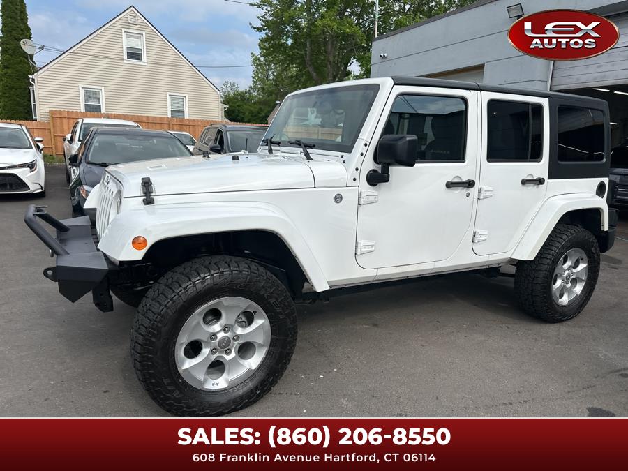 2015 Jeep Wrangler Unlimited 4WD 4dr Sahara, available for sale in Hartford, Connecticut | Lex Autos LLC. Hartford, Connecticut 2015 Jeep Wrangler Unlimited 4WD 4dr Sahara, available for sale in Hartford, Connecticut | Lex Autos LLC. Hartford, Connecticut