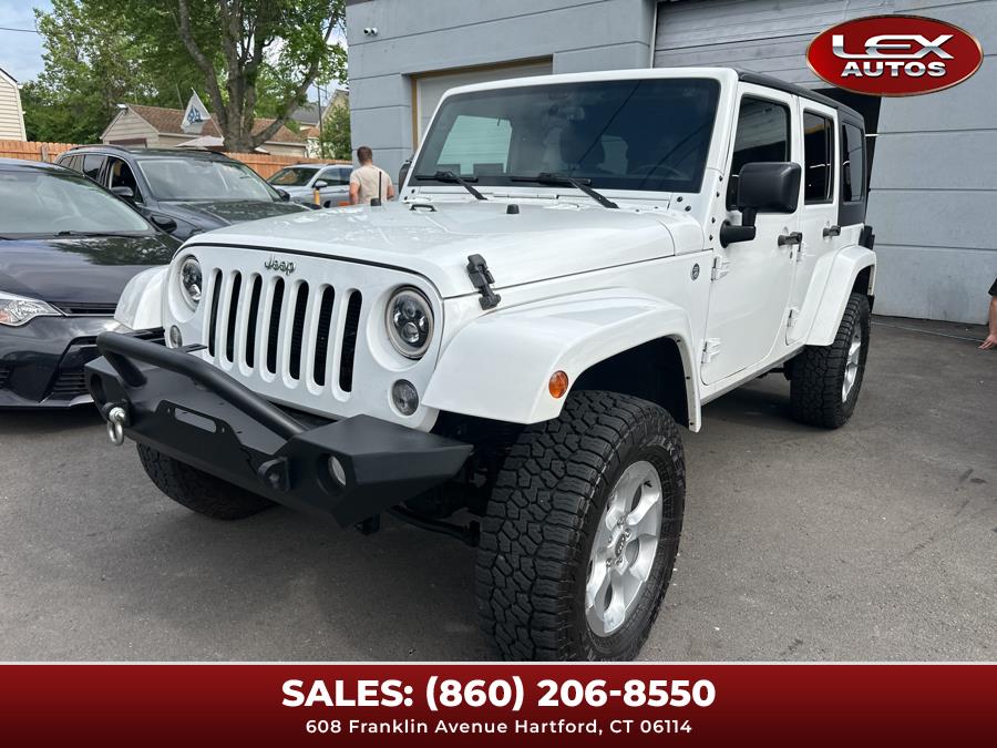 2015 Jeep Wrangler Unlimited 4WD 4dr Sahara, available for sale in Hartford, Connecticut | Lex Autos LLC. Hartford, Connecticut 2015 Jeep Wrangler Unlimited 4WD 4dr Sahara, available for sale in Hartford, Connecticut | Lex Autos LLC. Hartford, Connecticut