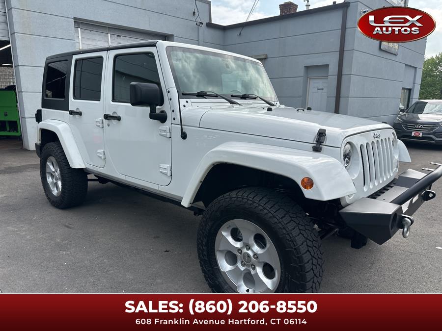 2015 Jeep Wrangler Unlimited 4WD 4dr Sahara, available for sale in Hartford, Connecticut | Lex Autos LLC. Hartford, Connecticut 2015 Jeep Wrangler Unlimited 4WD 4dr Sahara, available for sale in Hartford, Connecticut | Lex Autos LLC. Hartford, Connecticut