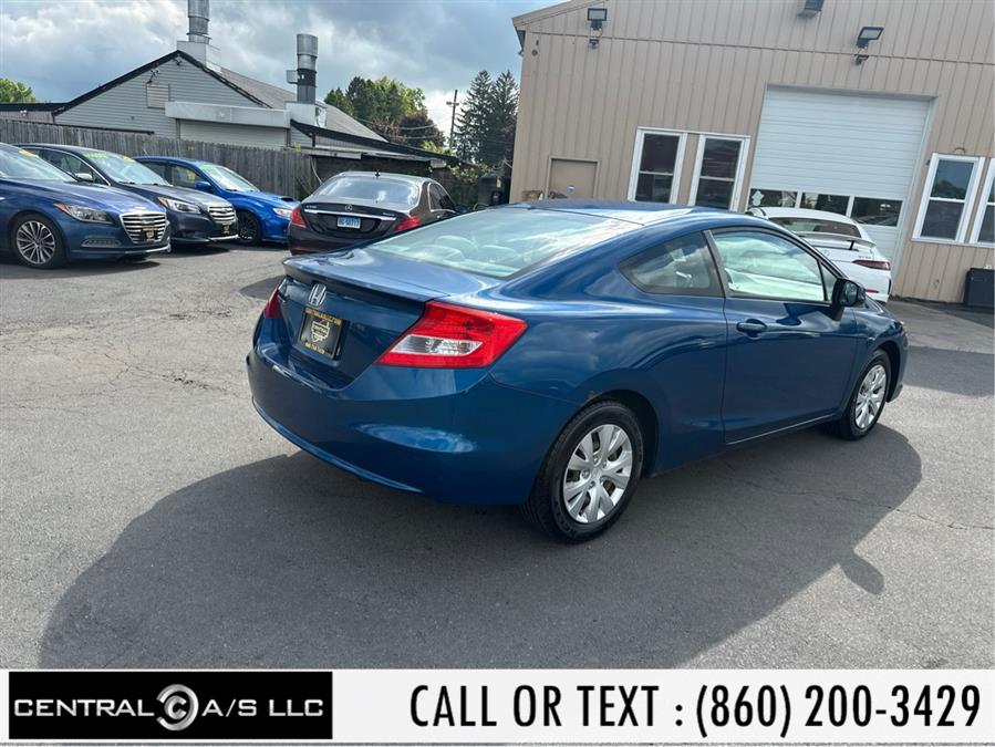 2012 Honda Civic Cpe 2dr Auto LX, available for sale in East Windsor, Connecticut | Central A/S LLC. East Windsor, Connecticut 2012 Honda Civic Cpe 2dr Auto LX, available for sale in East Windsor, Connecticut | Central A/S LLC. East Windsor, Connecticut