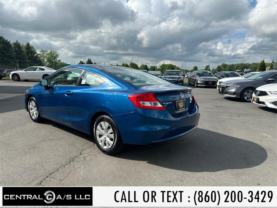 2012 Honda Civic Cpe 2dr Auto LX, available for sale in East Windsor, Connecticut | Central A/S LLC. East Windsor, Connecticut 2012 Honda Civic Cpe 2dr Auto LX, available for sale in East Windsor, Connecticut | Central A/S LLC. East Windsor, Connecticut