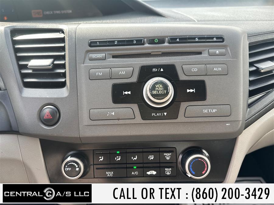 2012 Honda Civic Cpe 2dr Auto LX, available for sale in East Windsor, Connecticut | Central A/S LLC. East Windsor, Connecticut 2012 Honda Civic Cpe 2dr Auto LX, available for sale in East Windsor, Connecticut | Central A/S LLC. East Windsor, Connecticut