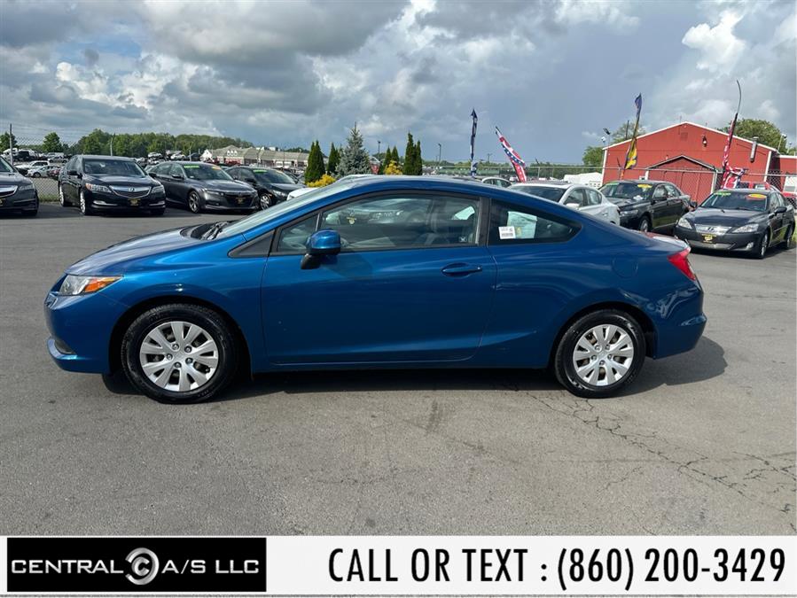 2012 Honda Civic Cpe 2dr Auto LX, available for sale in East Windsor, Connecticut | Central A/S LLC. East Windsor, Connecticut 2012 Honda Civic Cpe 2dr Auto LX, available for sale in East Windsor, Connecticut | Central A/S LLC. East Windsor, Connecticut