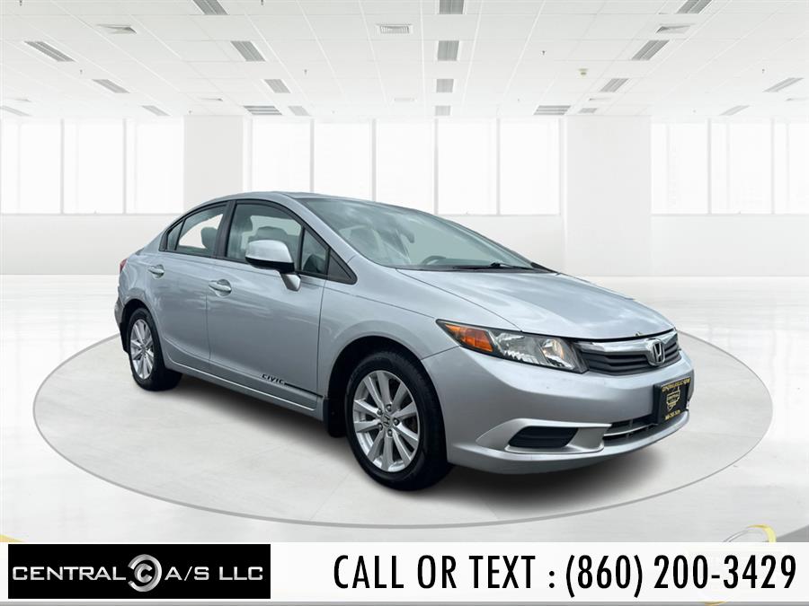 2012 Honda Civic Sdn 4dr Auto EX, available for sale in East Windsor, Connecticut | Central A/S LLC. East Windsor, Connecticut 2012 Honda Civic Sdn 4dr Auto EX, available for sale in East Windsor, Connecticut | Central A/S LLC. East Windsor, Connecticut