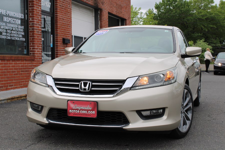 2014 Honda Accord Sedan 4dr I4 CVT Sport, available for sale in ENFIELD, Connecticut | Longmeadow Motor Cars. ENFIELD, Connecticut