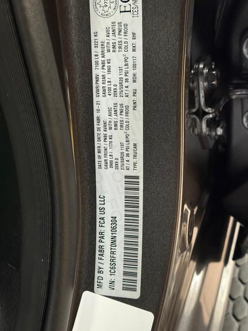 2022 Ram 1500 Laramie 4x4 Crew Cab 6''4" Box, available for sale in Massapequa Park, New York | Power Motors East. Massapequa Park, New York 2022 Ram 1500 Laramie 4x4 Crew Cab 6''4" Box, available for sale in Massapequa Park, New York | Power Motors East. Massapequa Park, New York