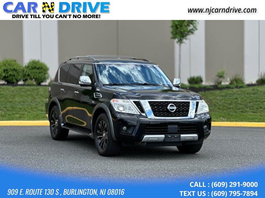 2017 Nissan Armada Platinum, available for sale in Burlington, New Jersey | Car N Drive. Burlington, New Jersey 2017 Nissan Armada Platinum, available for sale in Burlington, New Jersey | Car N Drive. Burlington, New Jersey