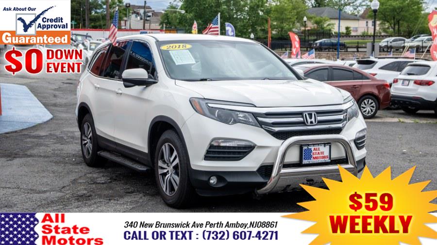 2018 Honda Pilot EX AWD, available for sale in Perth Amboy, New Jersey | All State Motor Inc. Perth Amboy, New Jersey 2018 Honda Pilot EX AWD, available for sale in Perth Amboy, New Jersey | All State Motor Inc. Perth Amboy, New Jersey