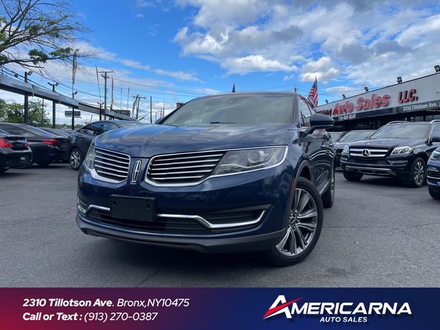 2017 Lincoln MKX Reserve AWD, available for sale in Bronx, New York | Americarna Auto Sales LLC. Bronx, New York 2017 Lincoln MKX Reserve AWD, available for sale in Bronx, New York | Americarna Auto Sales LLC. Bronx, New York