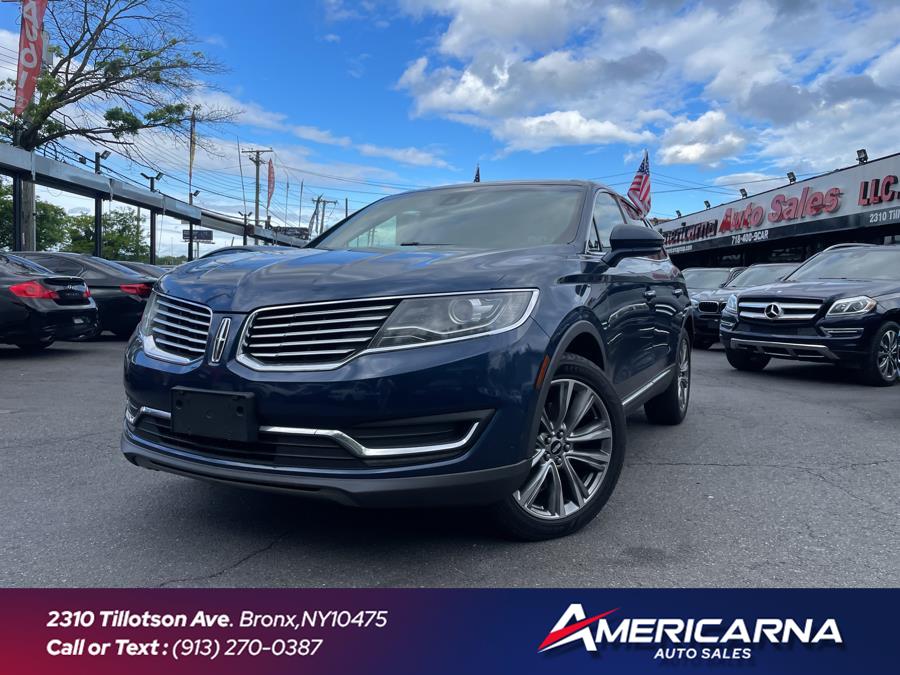 2017 Lincoln MKX Reserve AWD, available for sale in Bronx, New York | Americarna Auto Sales LLC. Bronx, New York 2017 Lincoln MKX Reserve AWD, available for sale in Bronx, New York | Americarna Auto Sales LLC. Bronx, New York