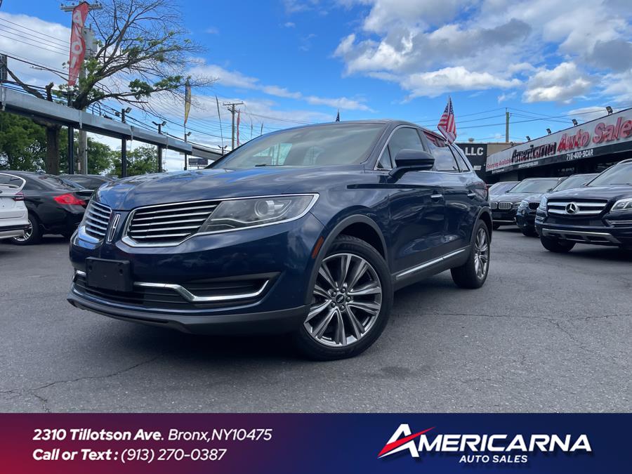 2017 Lincoln MKX Reserve AWD, available for sale in Bronx, New York | Americarna Auto Sales LLC. Bronx, New York 2017 Lincoln MKX Reserve AWD, available for sale in Bronx, New York | Americarna Auto Sales LLC. Bronx, New York