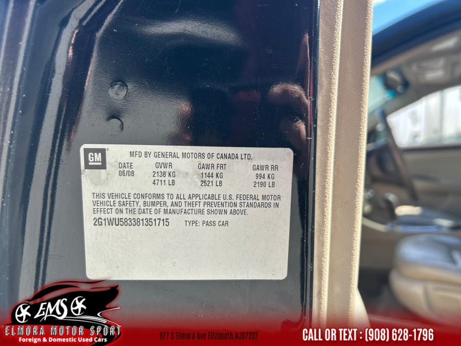 2008 Chevrolet Impala 4dr Sdn LTZ, available for sale in Elizabeth, New Jersey | Elmora Motor Sports. Elizabeth, New Jersey 2008 Chevrolet Impala 4dr Sdn LTZ, available for sale in Elizabeth, New Jersey | Elmora Motor Sports. Elizabeth, New Jersey