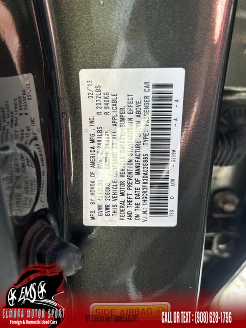 2013 Honda Accord Sdn 4dr V6 Auto EX-L, available for sale in Elizabeth, New Jersey | Elmora Motor Sports. Elizabeth, New Jersey 2013 Honda Accord Sdn 4dr V6 Auto EX-L, available for sale in Elizabeth, New Jersey | Elmora Motor Sports. Elizabeth, New Jersey