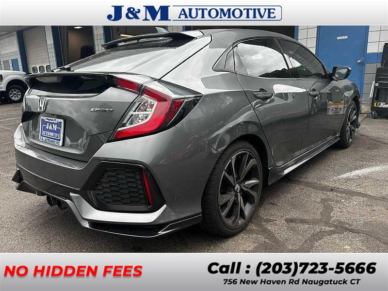 2018 Honda Civic Hatchback Sport, available for sale in Naugatuck, Connecticut | J&M Automotive Sls&Svc LLC. Naugatuck, Connecticut 2018 Honda Civic Hatchback Sport, available for sale in Naugatuck, Connecticut | J&M Automotive Sls&Svc LLC. Naugatuck, Connecticut