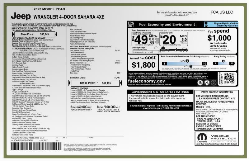 2023 Jeep Wrangler 4xe Sahara, available for sale in Maple Shade, New Jersey | Car Revolution. Maple Shade, New Jersey 2023 Jeep Wrangler 4xe Sahara, available for sale in Maple Shade, New Jersey | Car Revolution. Maple Shade, New Jersey