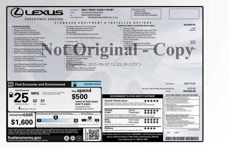 2021 Lexus NA ES 350 F SPORT FWD, available for sale in Maple Shade, New Jersey | Car Revolution. Maple Shade, New Jersey 2021 Lexus NA ES 350 F SPORT FWD, available for sale in Maple Shade, New Jersey | Car Revolution. Maple Shade, New Jersey