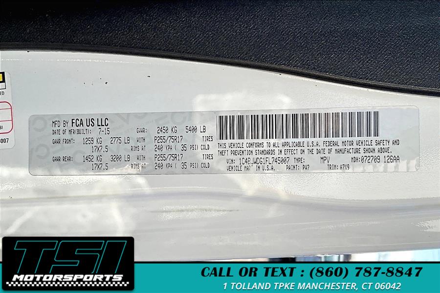 2015 Jeep Wrangler Unlimited 4WD 4dr Sport, available for sale in Manchester, Connecticut | TSI Motorsports. Manchester, Connecticut 2015 Jeep Wrangler Unlimited 4WD 4dr Sport, available for sale in Manchester, Connecticut | TSI Motorsports. Manchester, Connecticut