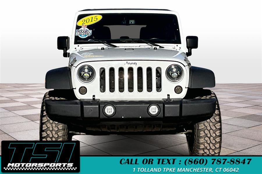 2015 Jeep Wrangler Unlimited 4WD 4dr Sport, available for sale in Manchester, Connecticut | TSI Motorsports. Manchester, Connecticut 2015 Jeep Wrangler Unlimited 4WD 4dr Sport, available for sale in Manchester, Connecticut | TSI Motorsports. Manchester, Connecticut