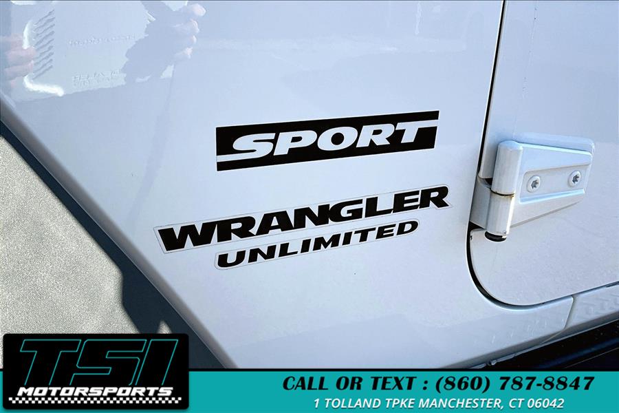2015 Jeep Wrangler Unlimited 4WD 4dr Sport, available for sale in Manchester, Connecticut | TSI Motorsports. Manchester, Connecticut 2015 Jeep Wrangler Unlimited 4WD 4dr Sport, available for sale in Manchester, Connecticut | TSI Motorsports. Manchester, Connecticut