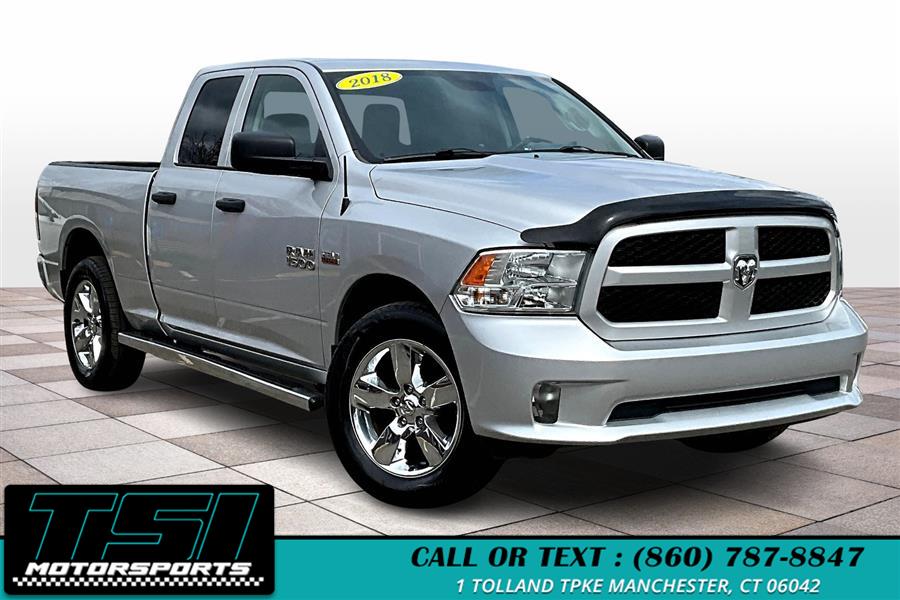 2018 Ram 1500 Express 4x4 Quad Cab 6''4" Box, available for sale in Manchester, Connecticut | TSI Motorsports. Manchester, Connecticut 2018 Ram 1500 Express 4x4 Quad Cab 6''4" Box, available for sale in Manchester, Connecticut | TSI Motorsports. Manchester, Connecticut