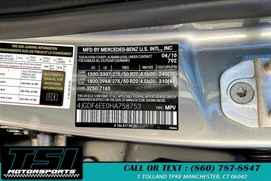 2017 Mercedes-Benz GLS GLS 450 4MATIC SUV, available for sale in Manchester, Connecticut | TSI Motorsports. Manchester, Connecticut 2017 Mercedes-Benz GLS GLS 450 4MATIC SUV, available for sale in Manchester, Connecticut | TSI Motorsports. Manchester, Connecticut