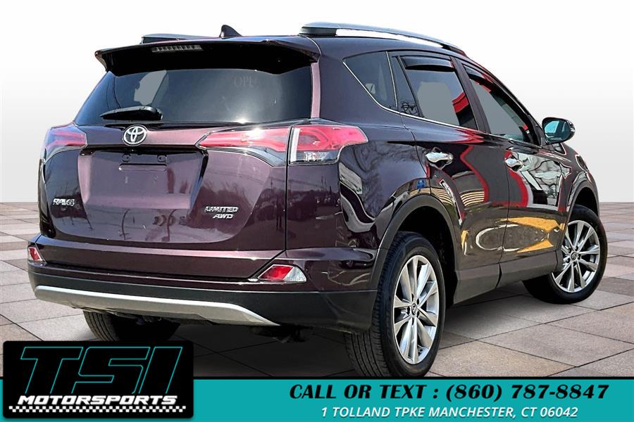 2018 Toyota RAV4 Limited AWD (Natl), available for sale in Manchester, Connecticut | TSI Motorsports. Manchester, Connecticut 2018 Toyota RAV4 Limited AWD (Natl), available for sale in Manchester, Connecticut | TSI Motorsports. Manchester, Connecticut