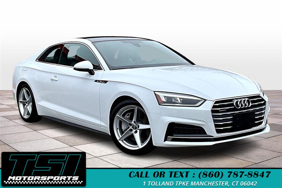 2019 Audi A5 Coupe Premium 45 TFSI quattro, available for sale in Manchester, Connecticut | TSI Motorsports. Manchester, Connecticut 2019 Audi A5 Coupe Premium 45 TFSI quattro, available for sale in Manchester, Connecticut | TSI Motorsports. Manchester, Connecticut