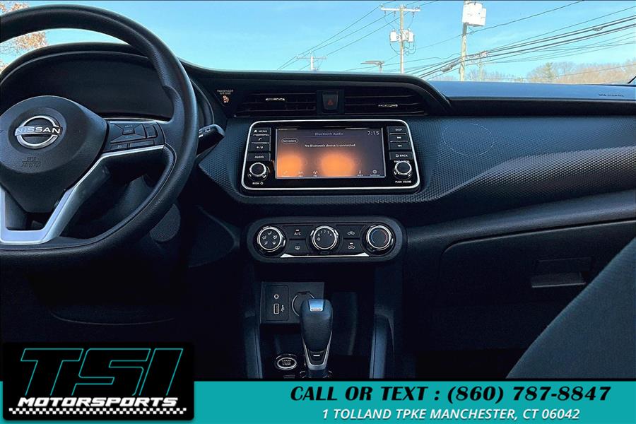 2022 Nissan Kicks S FWD, available for sale in Manchester, Connecticut | TSI Motorsports. Manchester, Connecticut 2022 Nissan Kicks S FWD, available for sale in Manchester, Connecticut | TSI Motorsports. Manchester, Connecticut