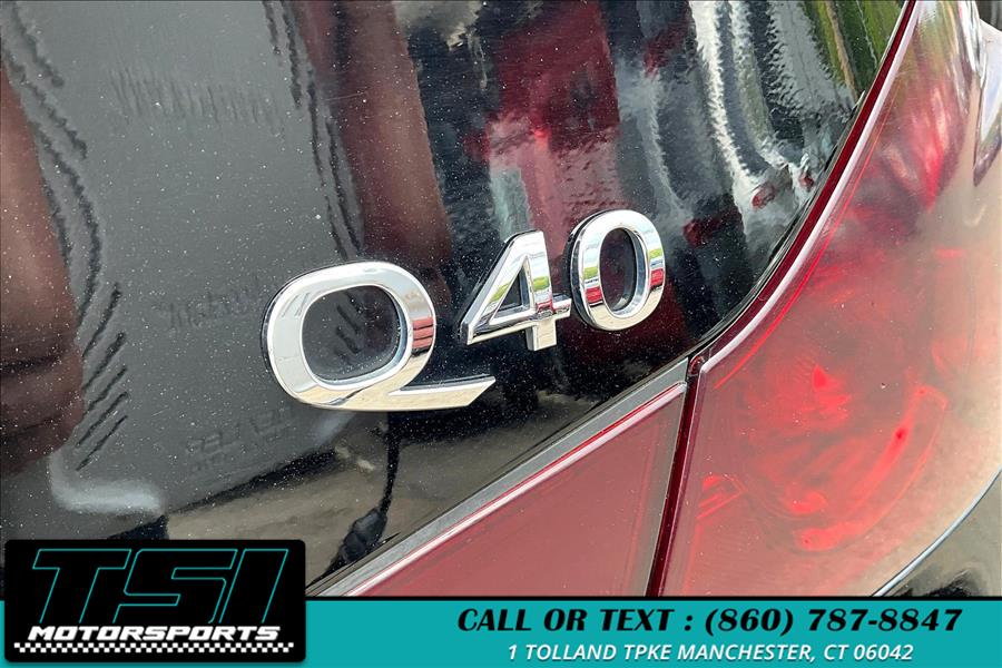 2015 Infiniti Q40 4dr Sdn AWD, available for sale in Manchester, Connecticut | TSI Motorsports. Manchester, Connecticut 2015 Infiniti Q40 4dr Sdn AWD, available for sale in Manchester, Connecticut | TSI Motorsports. Manchester, Connecticut