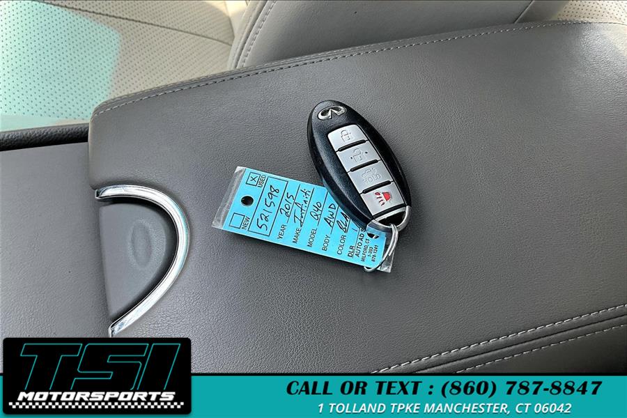 2015 Infiniti Q40 4dr Sdn AWD, available for sale in Manchester, Connecticut | TSI Motorsports. Manchester, Connecticut 2015 Infiniti Q40 4dr Sdn AWD, available for sale in Manchester, Connecticut | TSI Motorsports. Manchester, Connecticut