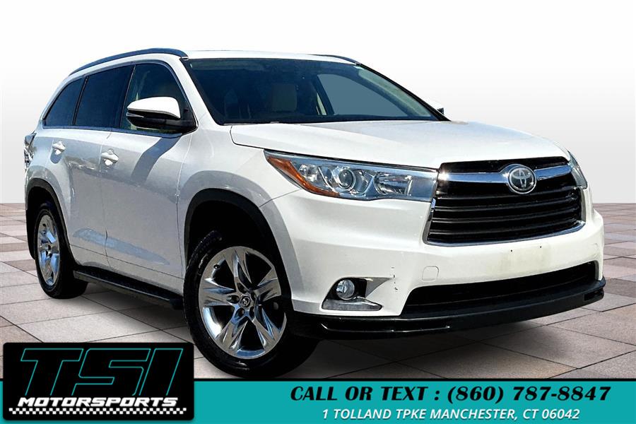 2016 Toyota Highlander AWD 4dr V6 Limited (Natl), available for sale in Manchester, Connecticut | TSI Motorsports. Manchester, Connecticut 2016 Toyota Highlander AWD 4dr V6 Limited (Natl), available for sale in Manchester, Connecticut | TSI Motorsports. Manchester, Connecticut
