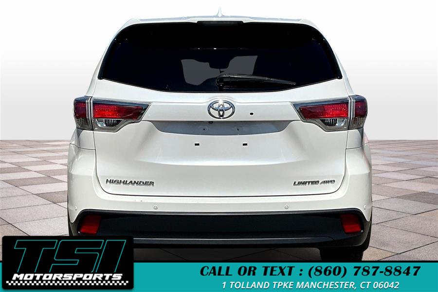 2016 Toyota Highlander AWD 4dr V6 Limited (Natl), available for sale in Manchester, Connecticut | TSI Motorsports. Manchester, Connecticut 2016 Toyota Highlander AWD 4dr V6 Limited (Natl), available for sale in Manchester, Connecticut | TSI Motorsports. Manchester, Connecticut