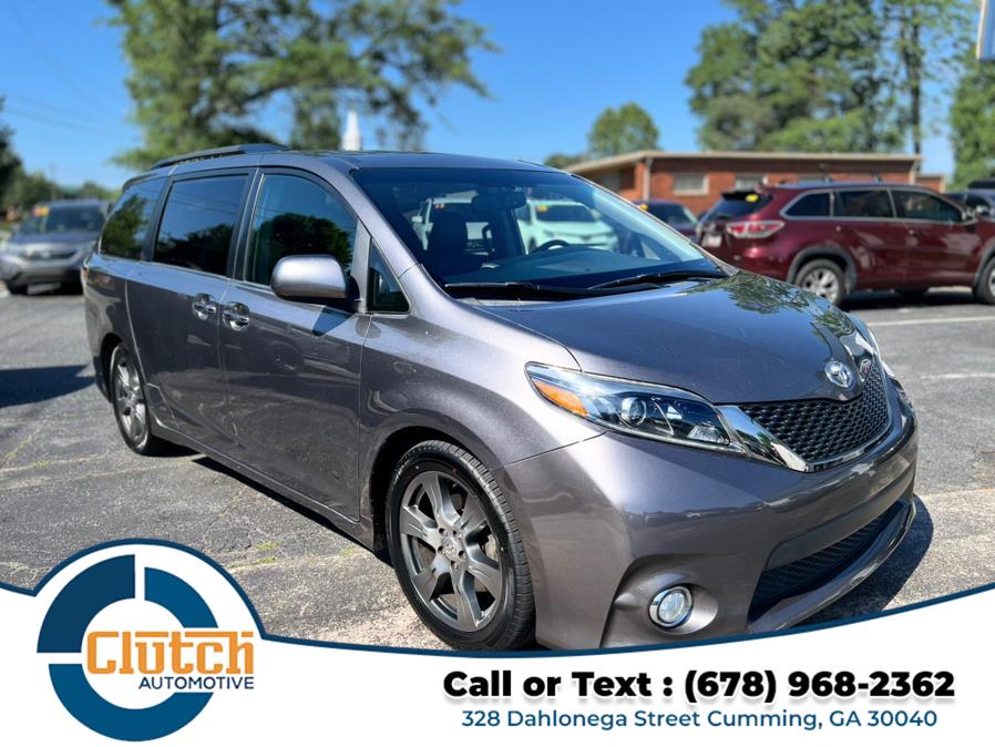 2017 Toyota Sienna SE Premium FWD 8-Passenger (Natl), available for sale in Cumming, Georgia | Clutch Automotive. Cumming, Georgia 2017 Toyota Sienna SE Premium FWD 8-Passenger (Natl), available for sale in Cumming, Georgia | Clutch Automotive. Cumming, Georgia