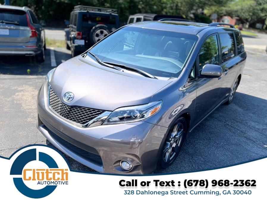 2017 Toyota Sienna SE Premium FWD 8-Passenger (Natl), available for sale in Cumming, Georgia | Clutch Automotive. Cumming, Georgia 2017 Toyota Sienna SE Premium FWD 8-Passenger (Natl), available for sale in Cumming, Georgia | Clutch Automotive. Cumming, Georgia