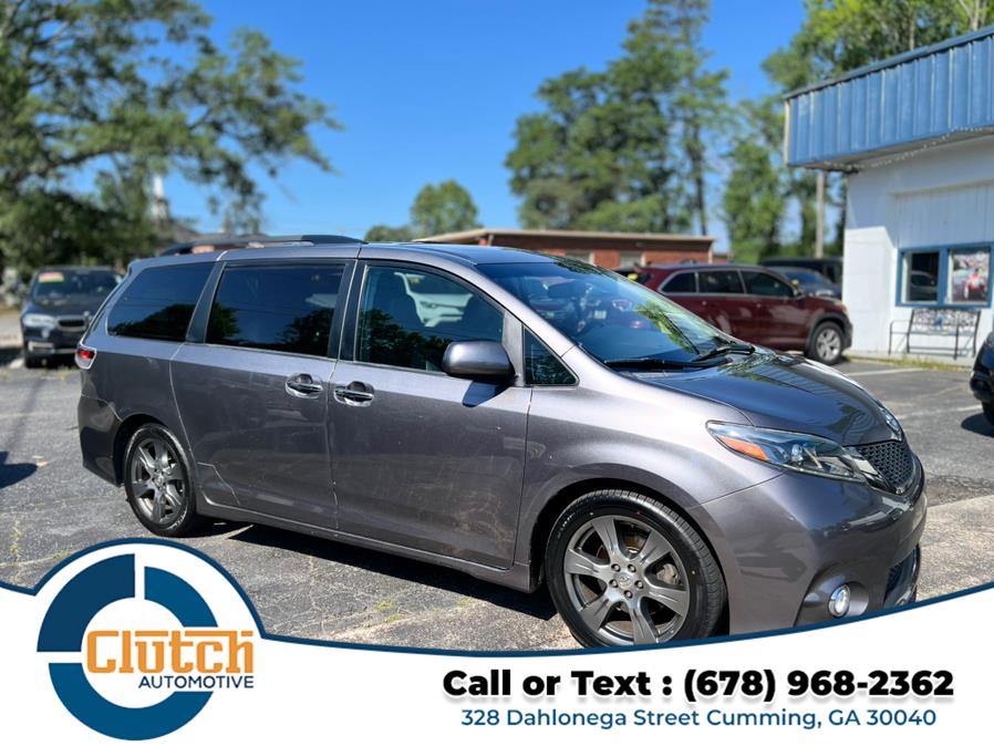 2017 Toyota Sienna SE Premium FWD 8-Passenger (Natl), available for sale in Cumming, Georgia | Clutch Automotive. Cumming, Georgia 2017 Toyota Sienna SE Premium FWD 8-Passenger (Natl), available for sale in Cumming, Georgia | Clutch Automotive. Cumming, Georgia