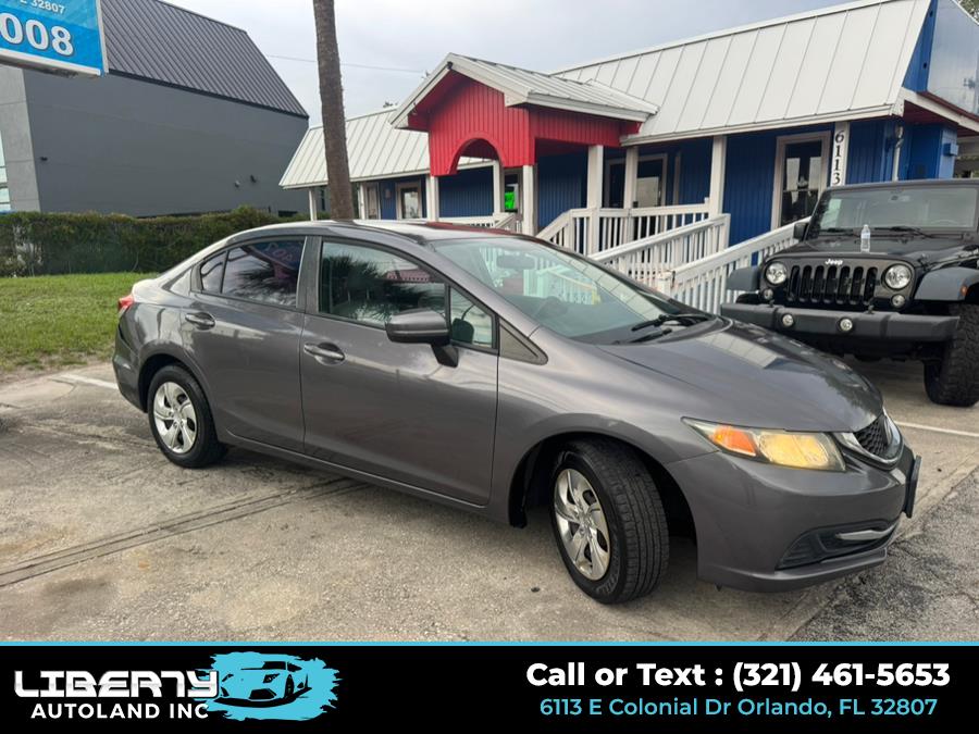 2014 Honda Civic Sedan 4dr CVT LX, available for sale in Orlando, Florida | Liberty Autoland LLC. Orlando, Florida 2014 Honda Civic Sedan 4dr CVT LX, available for sale in Orlando, Florida | Liberty Autoland LLC. Orlando, Florida