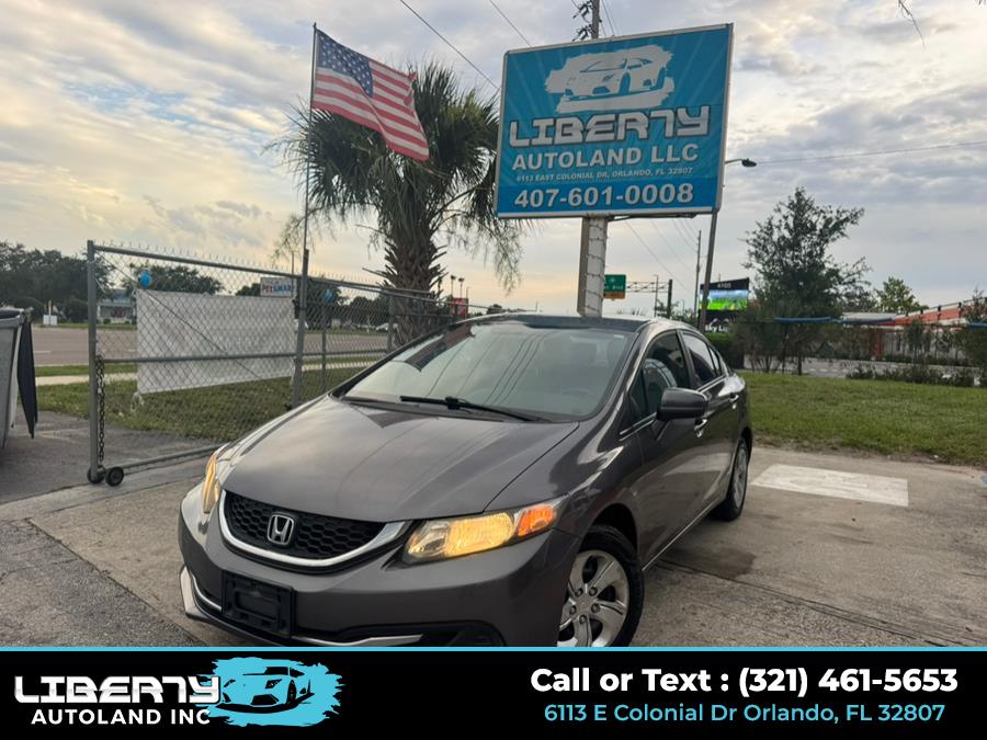 2014 Honda Civic Sedan 4dr CVT LX, available for sale in Orlando, Florida | Liberty Autoland LLC. Orlando, Florida 2014 Honda Civic Sedan 4dr CVT LX, available for sale in Orlando, Florida | Liberty Autoland LLC. Orlando, Florida