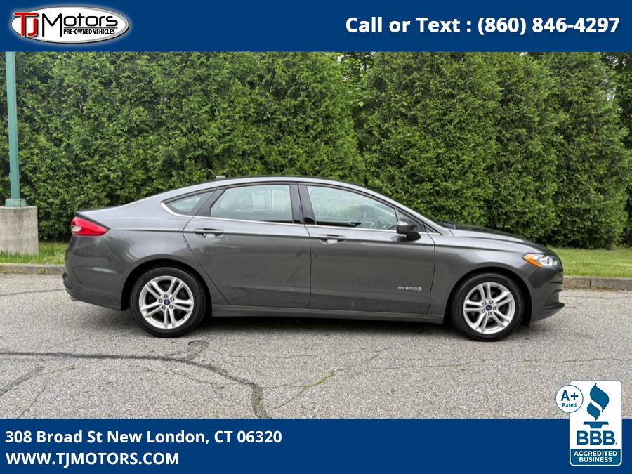 2018 Ford Fusion Hybrid S FWD, available for sale in New London, Connecticut | TJ Motors LLC. New London, Connecticut 2018 Ford Fusion Hybrid S FWD, available for sale in New London, Connecticut | TJ Motors LLC. New London, Connecticut