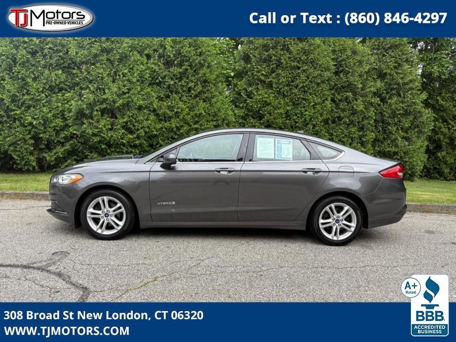 2018 Ford Fusion Hybrid S FWD, available for sale in New London, Connecticut | TJ Motors LLC. New London, Connecticut 2018 Ford Fusion Hybrid S FWD, available for sale in New London, Connecticut | TJ Motors LLC. New London, Connecticut