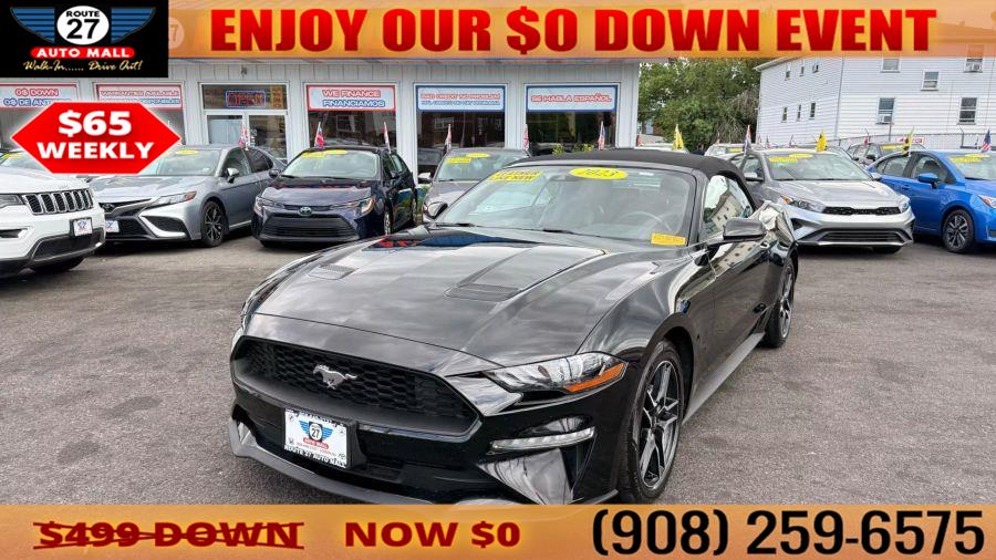 2023 Ford Mustang EcoBoost Premium Convertible 2D, available for sale in Linden, New Jersey | Route 27 Auto Mall. Linden, New Jersey 2023 Ford Mustang EcoBoost Premium Convertible 2D, available for sale in Linden, New Jersey | Route 27 Auto Mall. Linden, New Jersey