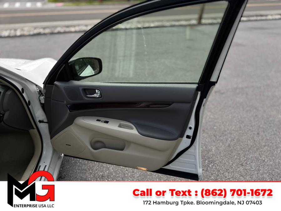 2012 Infiniti G37 Sedan 4dr x AWD, available for sale in Bloomingdale, New Jersey | MG Enterprise USA. Bloomingdale, New Jersey 2012 Infiniti G37 Sedan 4dr x AWD, available for sale in Bloomingdale, New Jersey | MG Enterprise USA. Bloomingdale, New Jersey