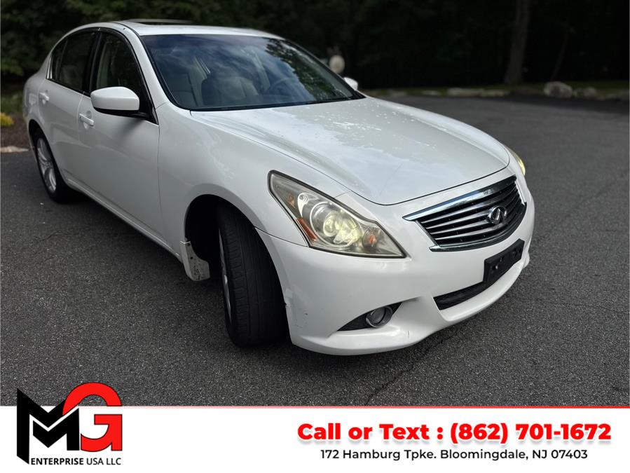 2012 Infiniti G37 Sedan 4dr x AWD, available for sale in Bloomingdale, New Jersey | MG Enterprise USA. Bloomingdale, New Jersey 2012 Infiniti G37 Sedan 4dr x AWD, available for sale in Bloomingdale, New Jersey | MG Enterprise USA. Bloomingdale, New Jersey