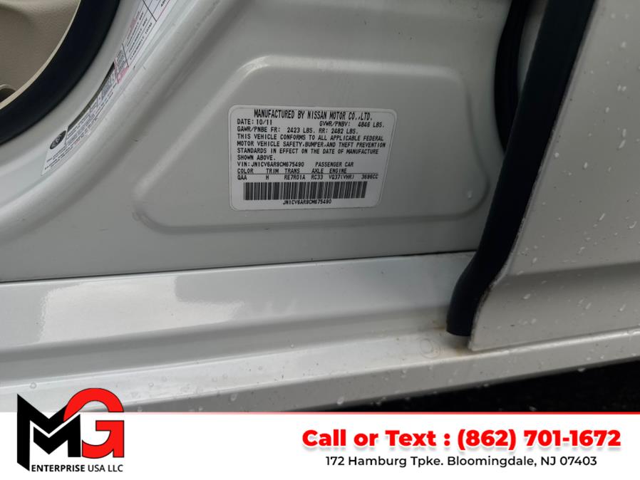 2012 Infiniti G37 Sedan 4dr x AWD, available for sale in Bloomingdale, New Jersey | MG Enterprise USA. Bloomingdale, New Jersey 2012 Infiniti G37 Sedan 4dr x AWD, available for sale in Bloomingdale, New Jersey | MG Enterprise USA. Bloomingdale, New Jersey