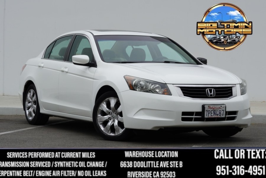 2010 Honda Accord Sdn EX-L SUNROOF/LEATHER SEATS/SEAT WARMERS, available for sale in Riverside, California | Big Timin Motors LLC. Riverside, California 2010 Honda Accord Sdn EX-L SUNROOF/LEATHER SEATS/SEAT WARMERS, available for sale in Riverside, California | Big Timin Motors LLC. Riverside, California