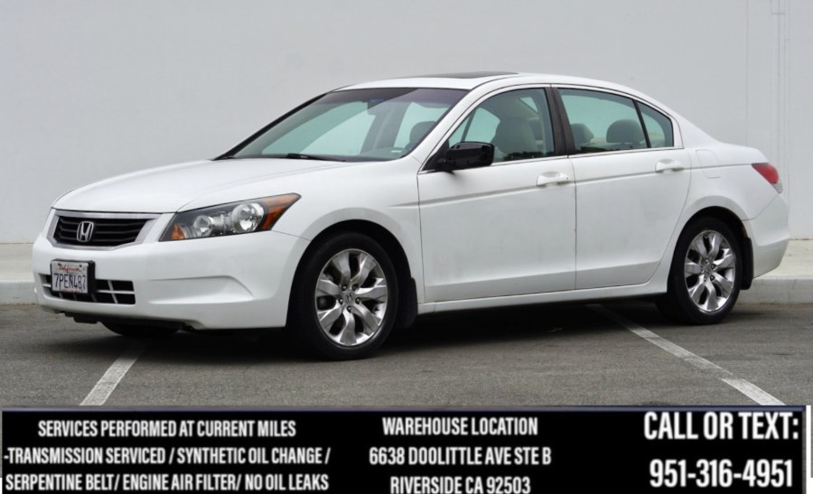2010 Honda Accord Sdn EX-L SUNROOF/LEATHER SEATS/SEAT WARMERS, available for sale in Riverside, California | Big Timin Motors LLC. Riverside, California 2010 Honda Accord Sdn EX-L SUNROOF/LEATHER SEATS/SEAT WARMERS, available for sale in Riverside, California | Big Timin Motors LLC. Riverside, California