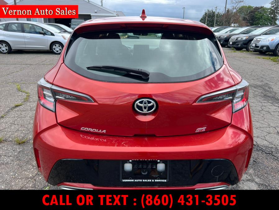 2020 Toyota Corolla Hatchback SE CVT (Natl), available for sale in Manchester, Connecticut | Vernon Auto Sale & Service. Manchester, Connecticut 2020 Toyota Corolla Hatchback SE CVT (Natl), available for sale in Manchester, Connecticut | Vernon Auto Sale & Service. Manchester, Connecticut