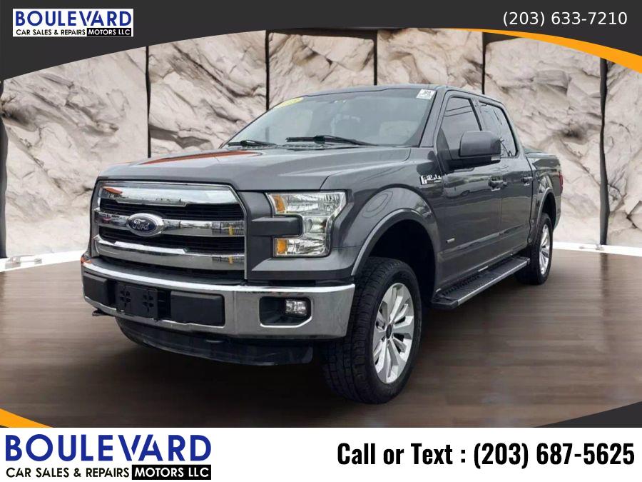 2015 Ford F150 Supercrew Cab Lariat Pickup 4D 5 1/2 ft, available for sale in New Haven, Connecticut | Boulevard Motors LLC. New Haven, Connecticut 2015 Ford F150 Supercrew Cab Lariat Pickup 4D 5 1/2 ft, available for sale in New Haven, Connecticut | Boulevard Motors LLC. New Haven, Connecticut