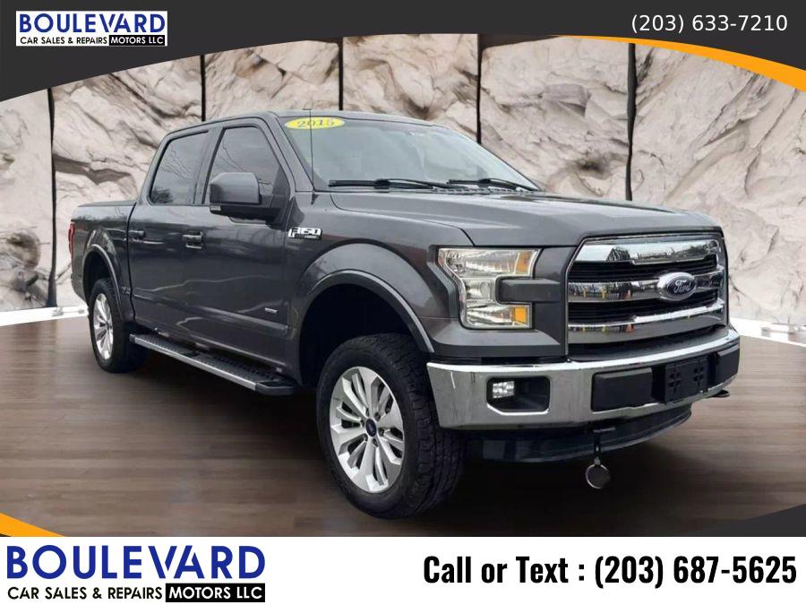 2015 Ford F150 Supercrew Cab Lariat Pickup 4D 5 1/2 ft, available for sale in New Haven, Connecticut | Boulevard Motors LLC. New Haven, Connecticut 2015 Ford F150 Supercrew Cab Lariat Pickup 4D 5 1/2 ft, available for sale in New Haven, Connecticut | Boulevard Motors LLC. New Haven, Connecticut